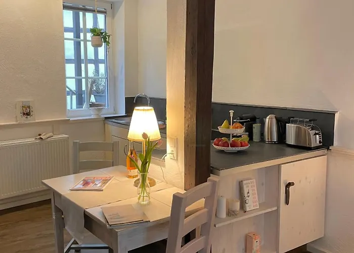 度假居 Kleines Altstadt-gaestehaus Mit Garten Und Herz *